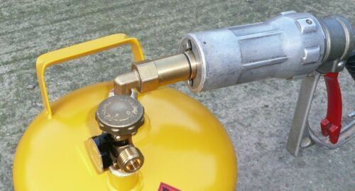 Argon Gasflasche 10l Direct Refueling Gas Bottle Gas It Gas Low Jic G 3/4 UNF To W21 G 3/4 UNF Auf W21,8x1/14