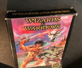 Wizards & Warriors (Nintendo Entertainment System, 1987) NES gioco scatola e manuale