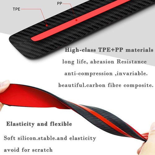 2Pcs/set 3R Strip Bumper Anti-scratch Stickers Edge Corner Guards Car Decor/* - Picture 6 of 11