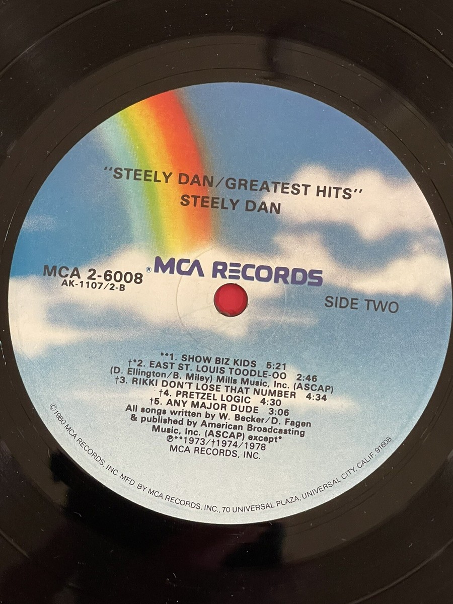 STEELY DAN/GREATEST HITS 1978 DOUBLE 2 VINYL RECORDS LP MCA