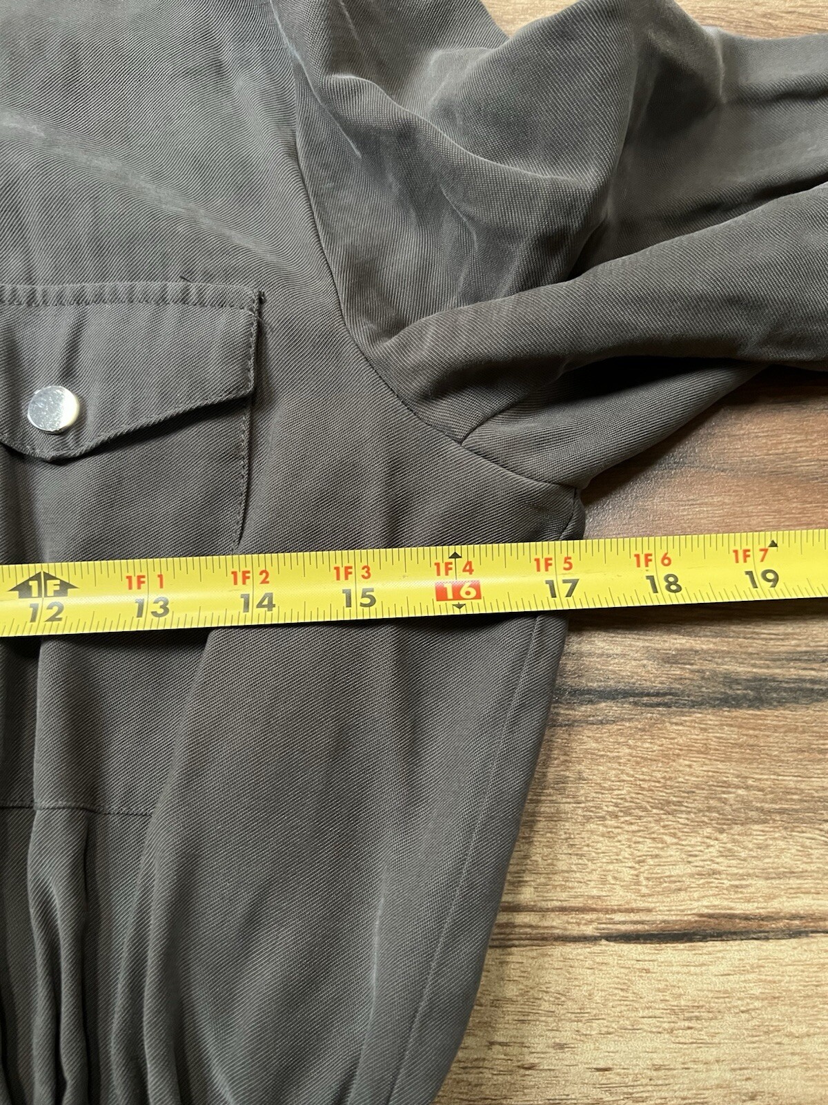 Zara Basic Utility Jacket Olive Green Size Small … - image 7