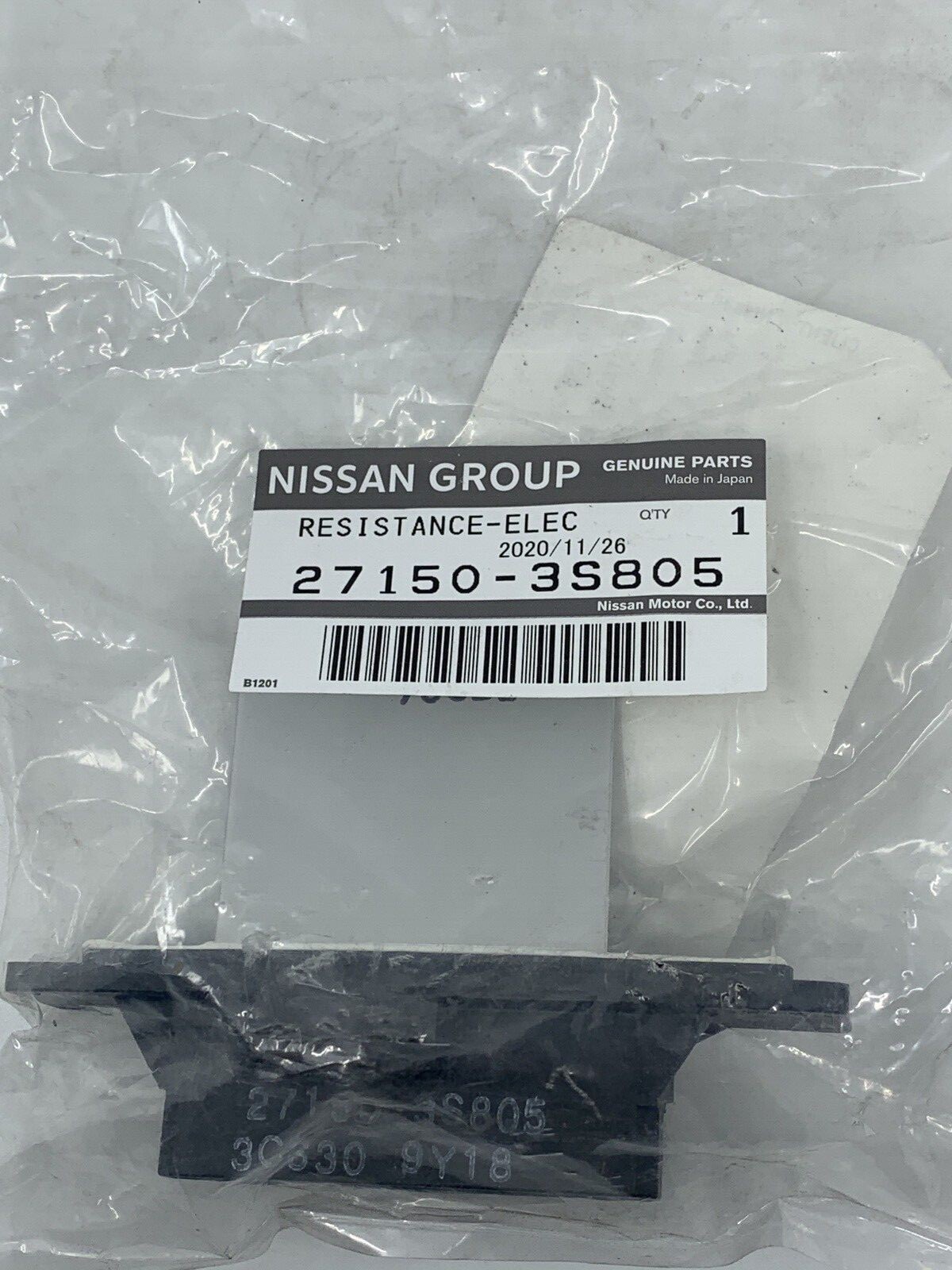 NEW GENUINE HEATER FAN BLOWER MOTOR RESISTOR FOR 19972005 NISSAN