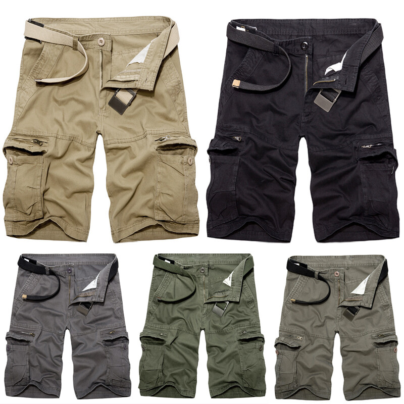 Mens Outdoor Sports Beach Casual Half Pants Combat Cargo