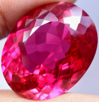 Extremely Rare & Natural 59.70 Ct SUNRISE RUBY GGL Certified Treated Gemstone