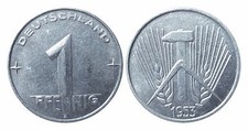1505 1 Pfennig DDR 1953 A in VZ  100011
