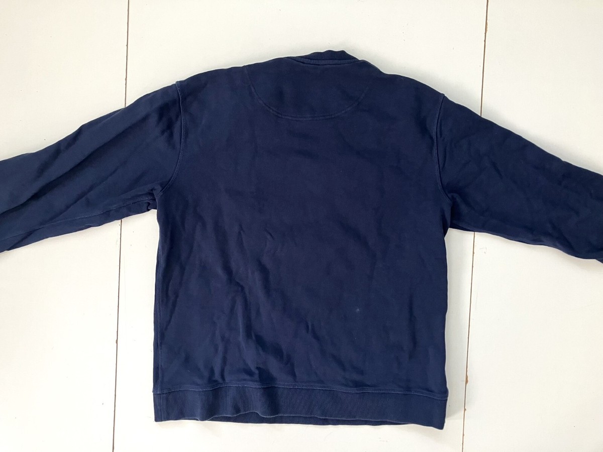 KENZO PARIS Navy Blue/Teal TIGER-GRAPHIC CREWNECK