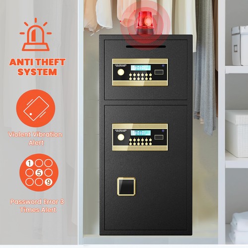 Large Double-door Coin-operated Safe 7.0 Cubic Digital Security Safe W/Fireproof - Picture 12 of 16