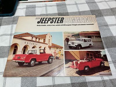 1966 Jeep Jeepster Commando Sales Brochure Original