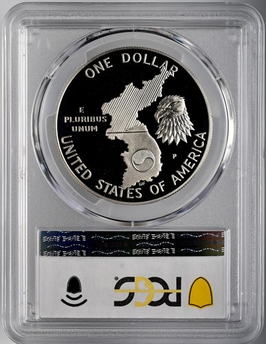 1991-P $1 KOREA PROOF SILVER DOLLAR PCGS PR69 DCAM #49031817 - Picture 4 of 4