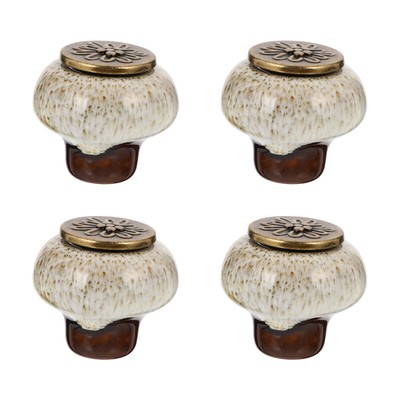  4 Pcs Antiker Griff Schrank Möbelknöpfe Kleiderschrank -Türgriff