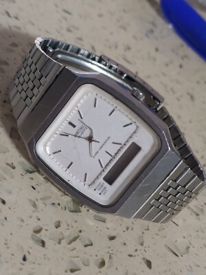 Vintage Seiko Ana Digi Watch JapH601-5240 Not Work ing for parts