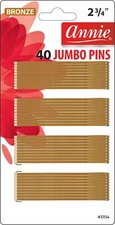 Jumbo bob hair pins 40 counts roller pin Brown roller pins