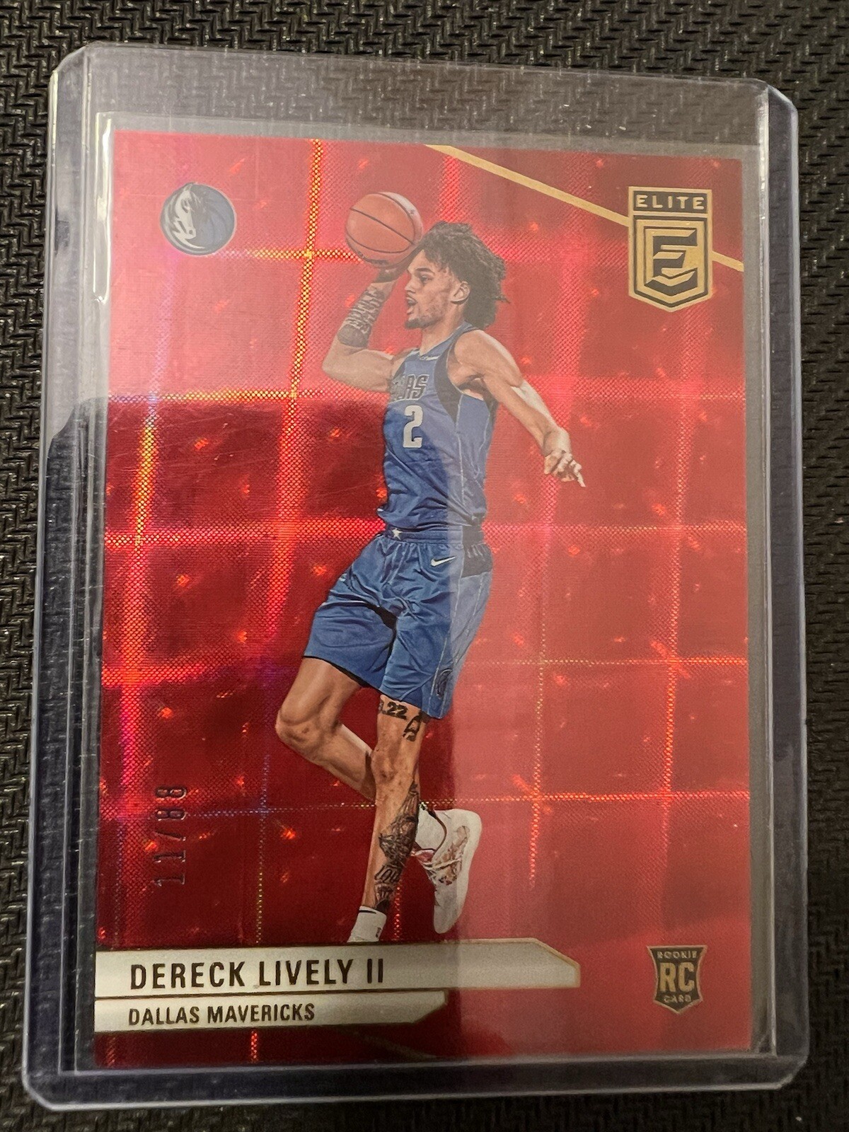 2023-24 Donruss Elite #229 RC Dereck Lively Red /88