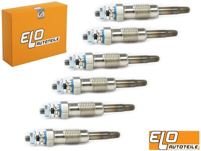 6x GENUINE ELO GLOW PLUGS MERCEDES BENZ 190 E G CLASS SPRINTER VITO SSANGYONG