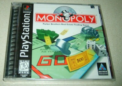 Monopoly (Sony PlayStation 1, 1998) PS1 Brand NEW! Black Label - FACTORY SEALED!