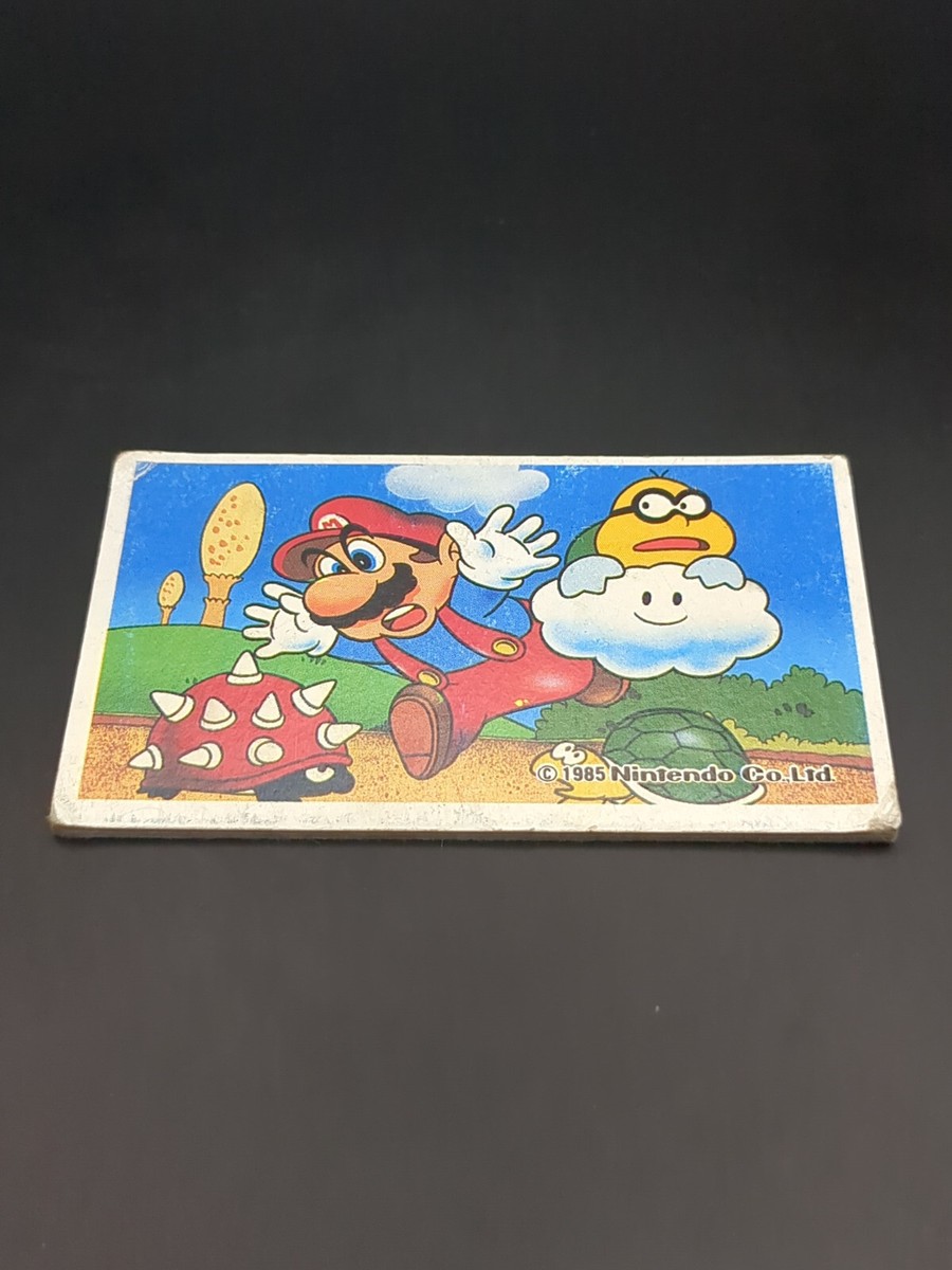MARIO Spiny Lakitu SUPER MARIO BROS Card Menko 1985 Nintendo