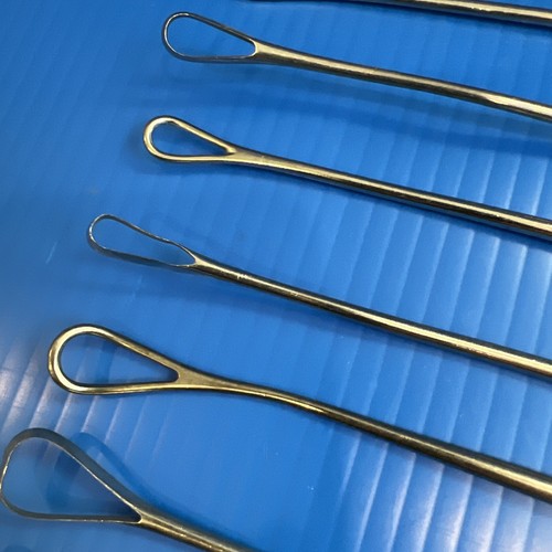 7 x Weck Sims & Thomas Uterine Curettes OB/GYN 752-732 752-533 752-536 - Picture 3 of 11