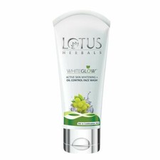 Lotus Herbals WhiteGlow Active Skin Whitening and Oil Control Facewash  100g
