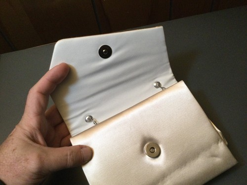 Dyeables Satin Clutch Geldbörse Tasche Vintage 70er? - Bild 3 von 6