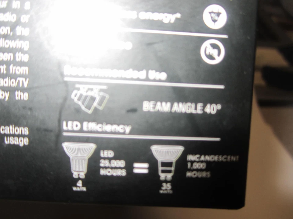 6 pack Feit Enhance LED 35W Watt Light Bulb GU10 Bright  3000k  lumens Dimmable - Image 2 of 4