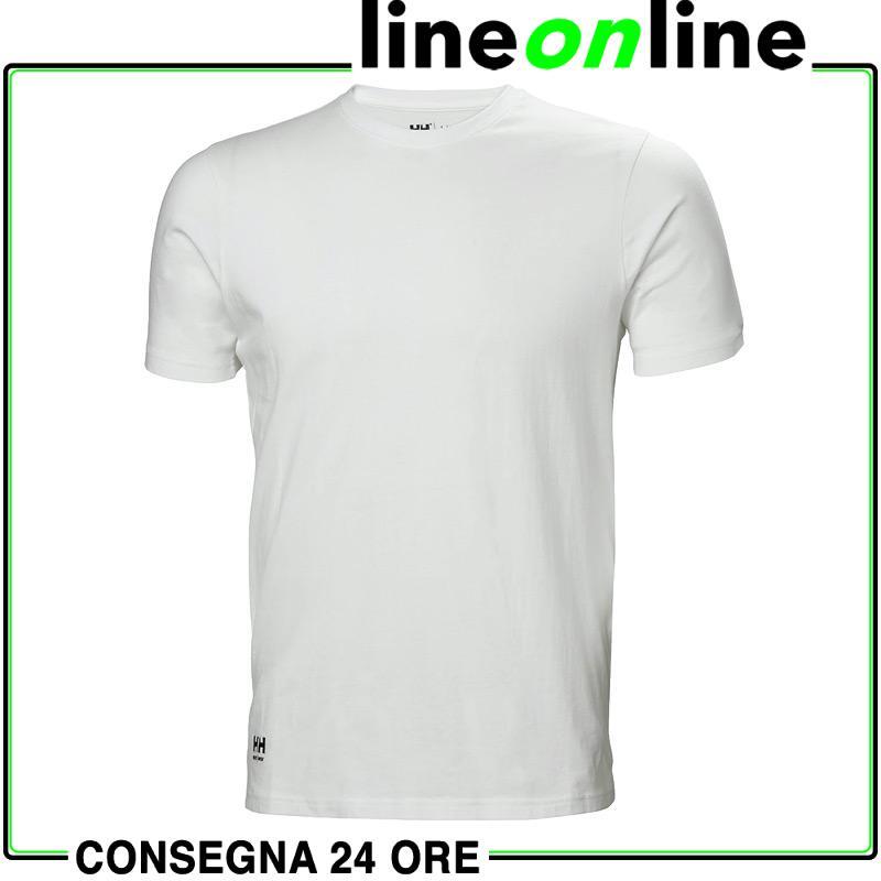 T-shirt da lavoro Helly Hansen Classic T-Shirt 79161-Bianco-M