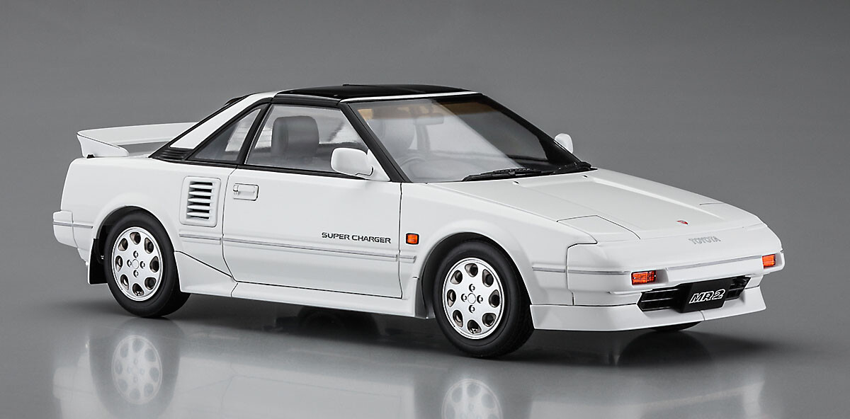 AW11 MR2　ミニカー Hasegawa HC-45 1/24 Scale Model Car Kit Toyota MR2 AW11 G