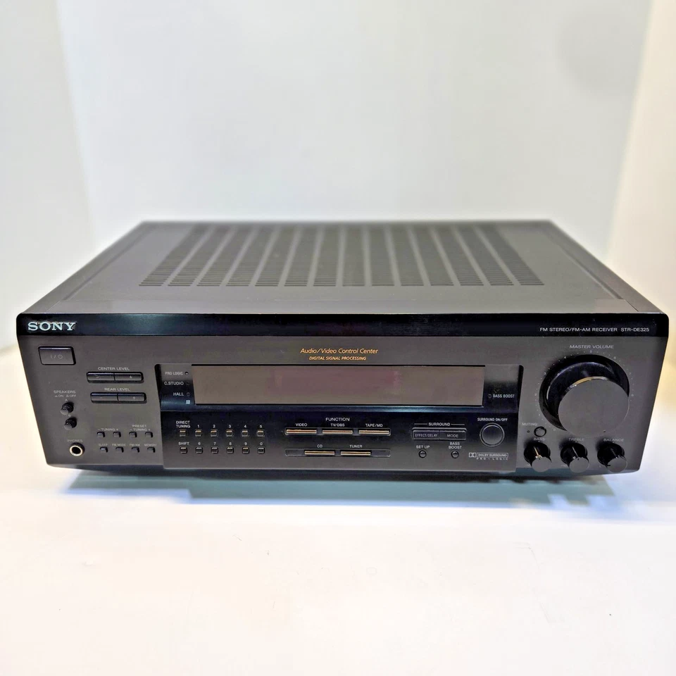 Sony Home Theater Receiver - Model STR-DE325 FM Stereo DOLBY Surround - TESTED - Image 3 of 4