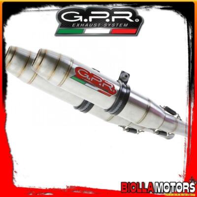AUSPUFF GPR TRIUMPH SPEED TRIPLE 1050CC 2011-2015 HOMOLOGATO/APPROVED DEEPTONE I