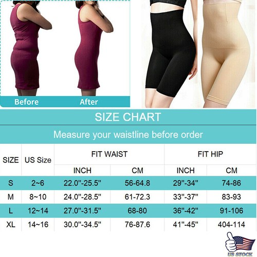 Women Hi-Waist Trainer Shapewear Tummy Control Body Shaper Butt Lifter Shorts US - 第 2/16 張圖片
