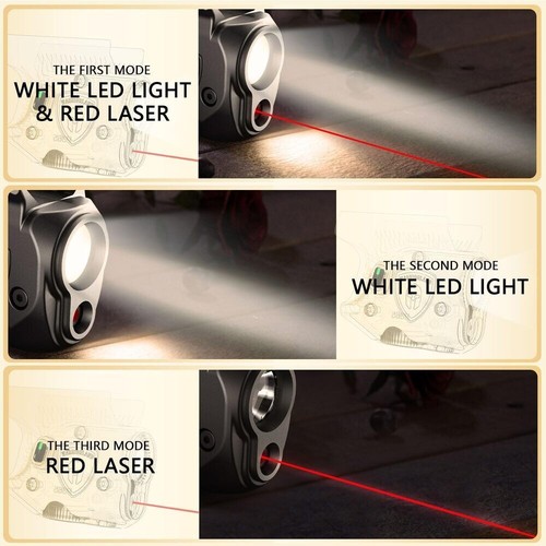 TSG Red Laser Sight+Light Combo Fits: Javelin SLL-1 Series S&W M&P Shield 9mm - Picture 2 of 14