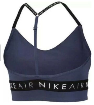 nike air training indy bra in purple