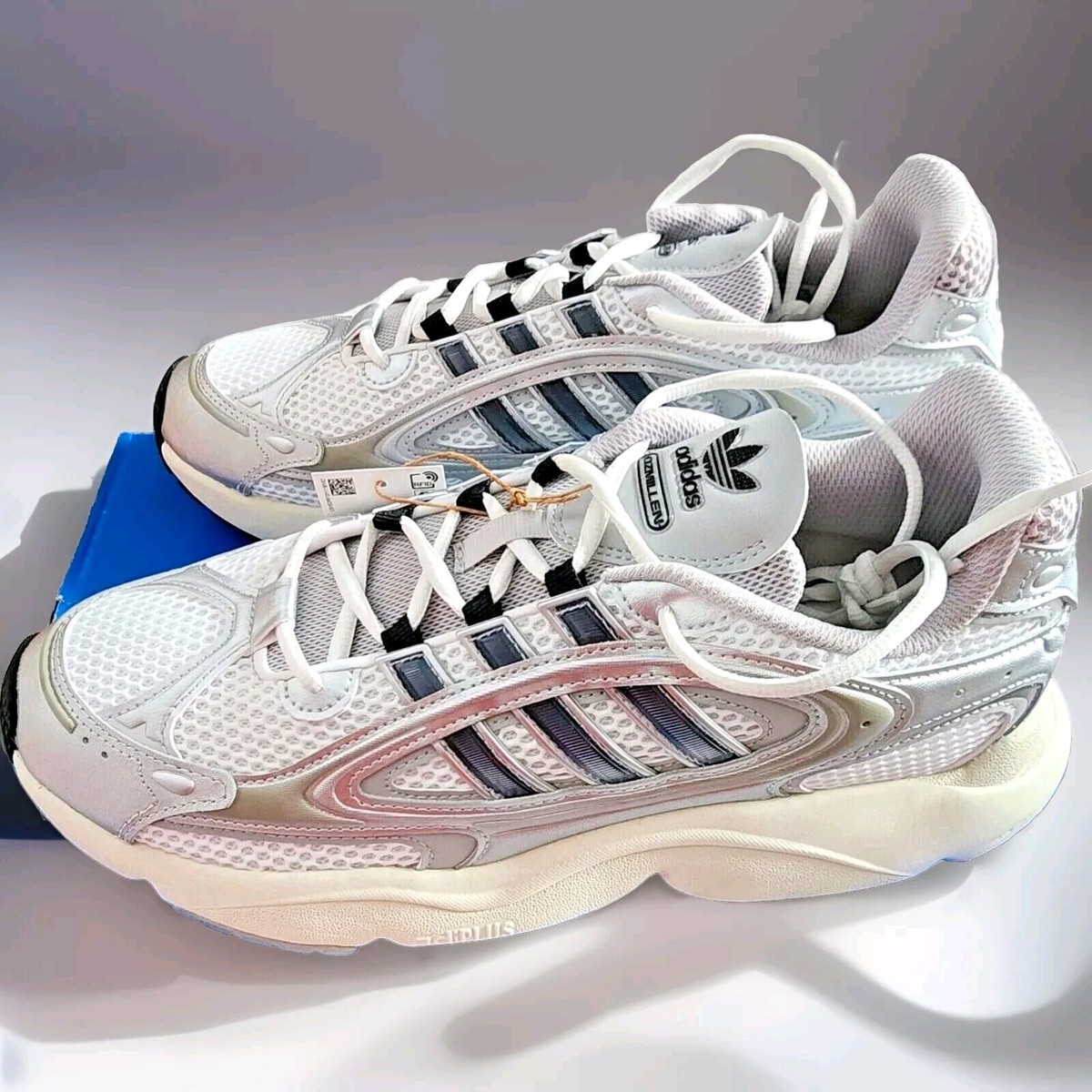 adidas gazelle silver green womens adidas Originals Womens Ozmillen Sneaker – ShopCGX main image 1