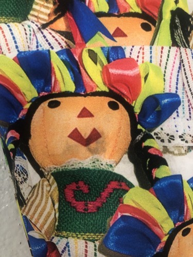 Josefina By Vero Solis Kids Girls Leggings w/Mexican Dolls Print RARE Sz 8 READ - Picture 3 of 15