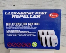 Ultrasonic Pest Repeller 6 Pack Home Bug Rat Spider Roach multifunction Control