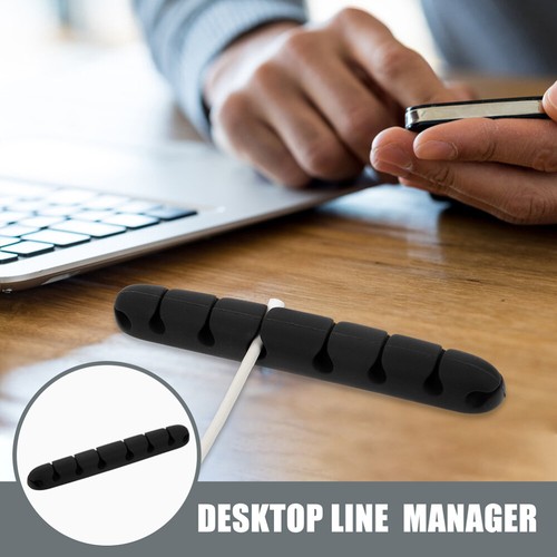 4 Pcs Desktop Cable Organizer Wires Management Holder Cord Clips - Afbeelding 8 van 12