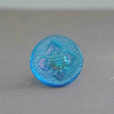 Statement Ring-Cocktail Ring-Fused Iridescent Glass-Handmade in USA