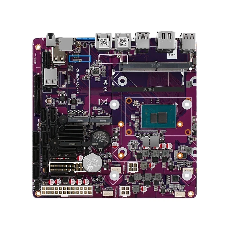 i3-N305 N100 2*Intel i226-V 2.5G NAS Motherboard Soft Rout 1*DDR5 Firewall ITX - Image 3 of 4