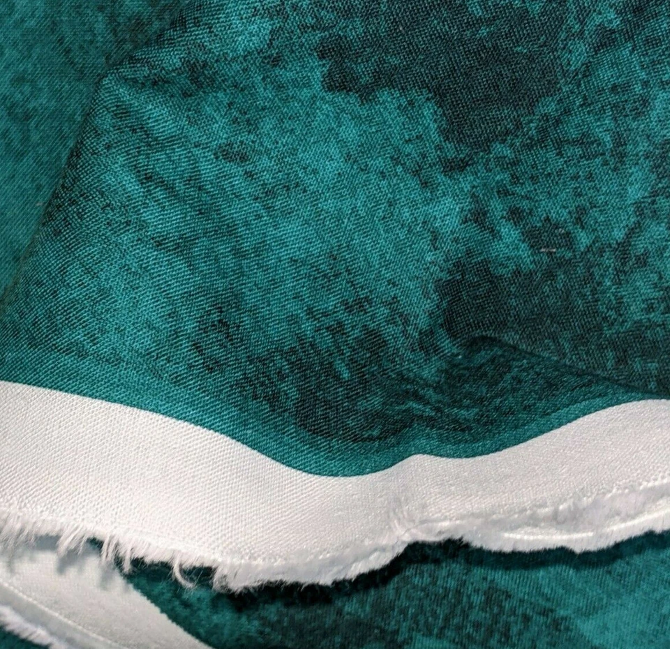 Tela de algodón verde profundo con textura Washat importaciones del mar del sur BTHY x 43" W Foto 4 de 4