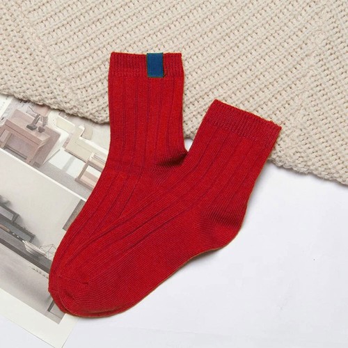3 Pairs Women Crew Socks Cotton Bright Solid Color Casual Socks Size 9-11 NEW - Picture 19 of 28