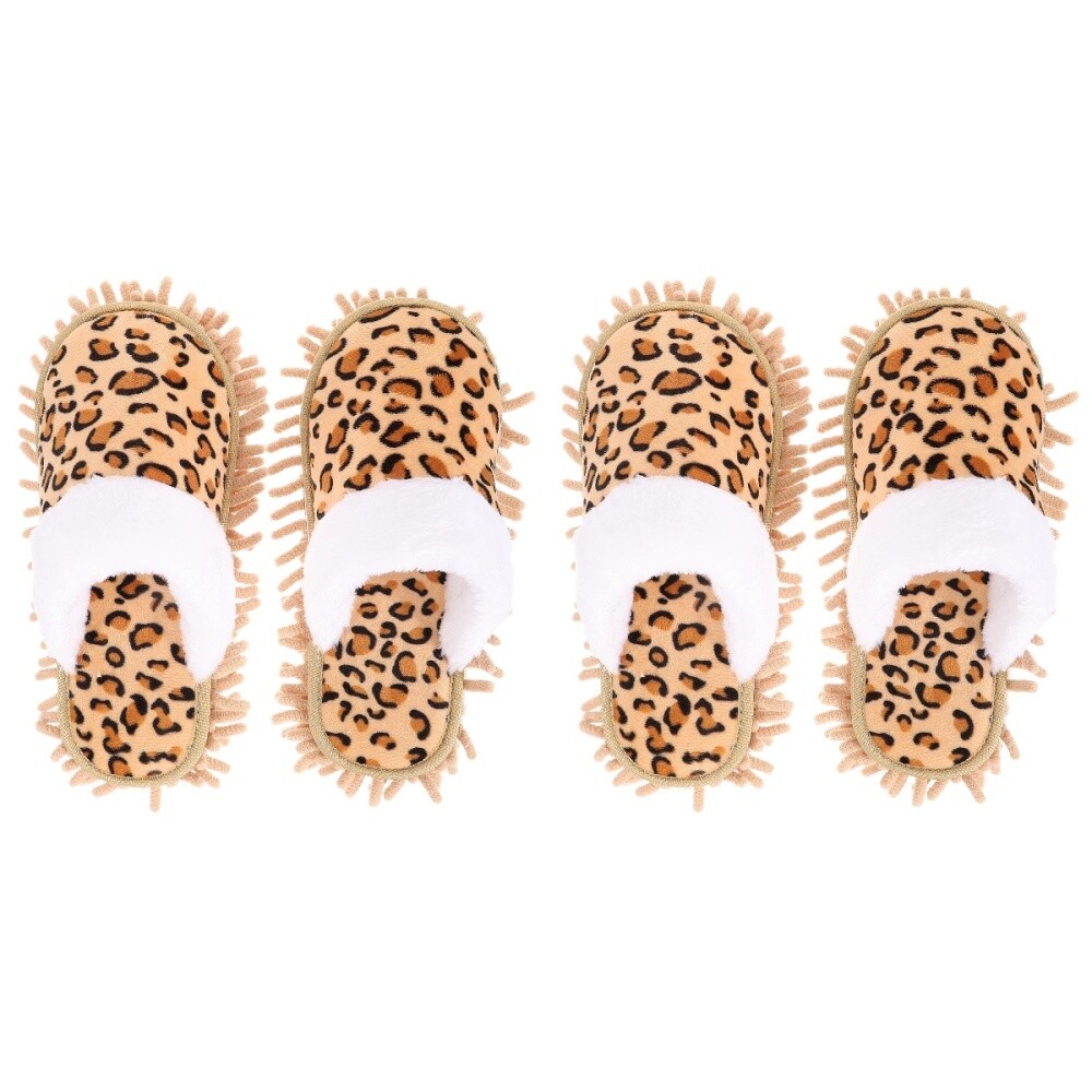 APL 2 Paia di Pantofole Mop Pratiche Ciabatte Curve Mop Lavabili