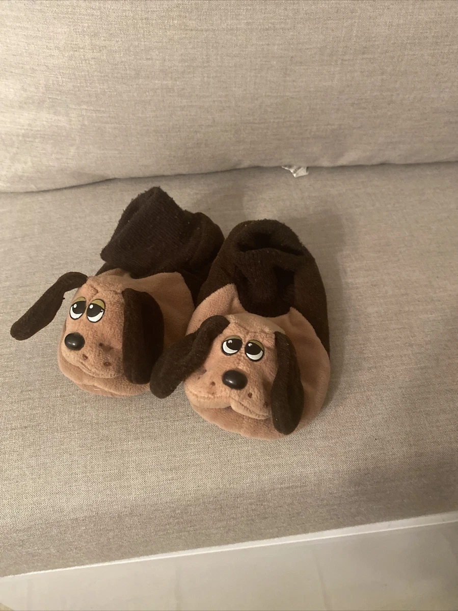 VINTAGE POUND PUPPIES PLUSH PUPPY STUFFED BROWN 1980s SIZE 11-12 | eBay