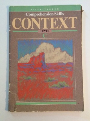 COMPREHENSION SKILLS CONTEXT Level C READING Steck Vaugn Workbook  Activity