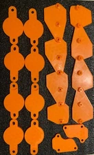 Chevy LS Engine Covers / Block Off Kit (Orange)