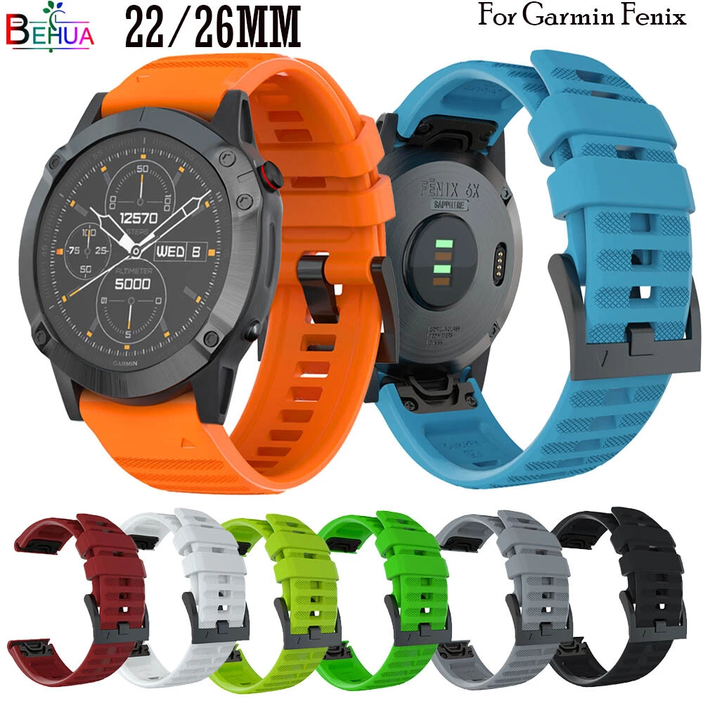 26MM 22mm Band For Garmin Fenix 7 6 5 7X 6X 6X pro 5X Quick