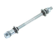 BICYCLE REAR HUB WHEEL AXLE 3/8X185MM IN CHRO...