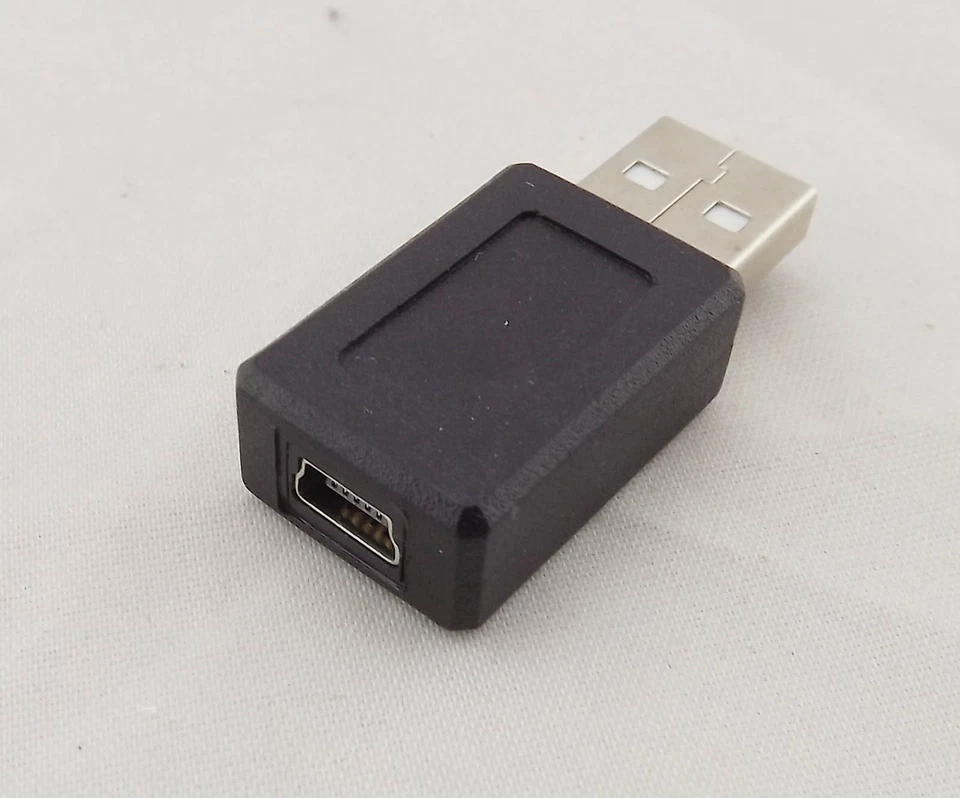 10pcs USB 2.0 A Male Plug To Mini 5 Pin Female Jack Adapter Converter Connector - Image 4 of 4
