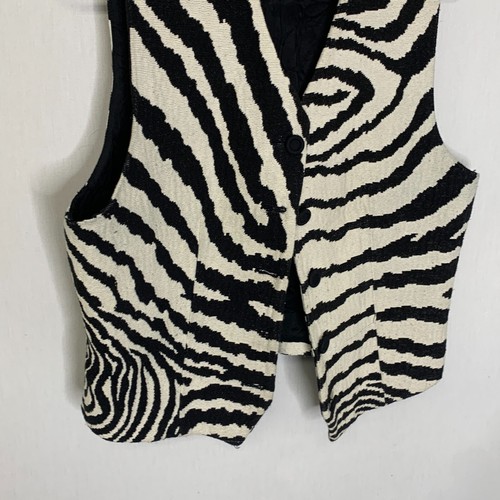 Cambridge Country Store Dry Goods Womens Black White Sweater Vest Size Large - Picture 4 of 9