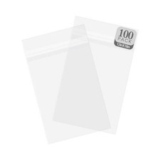 100 Pack Clear Acid-Free Bags for Art Mats and Pictures 12-7/16" x 18-1/4"