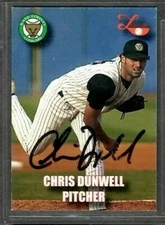 2004 Chris Dunwell Kane County Cougars Baseball Card Signed Autograph (A43)