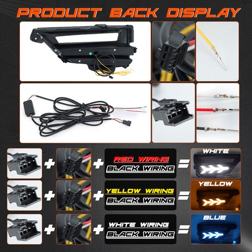 LED DRL For 2020-2022 Honda CRV CR-V Driving Fog Light Turn Signal Lamps 3-Color - Picture 4 of 13